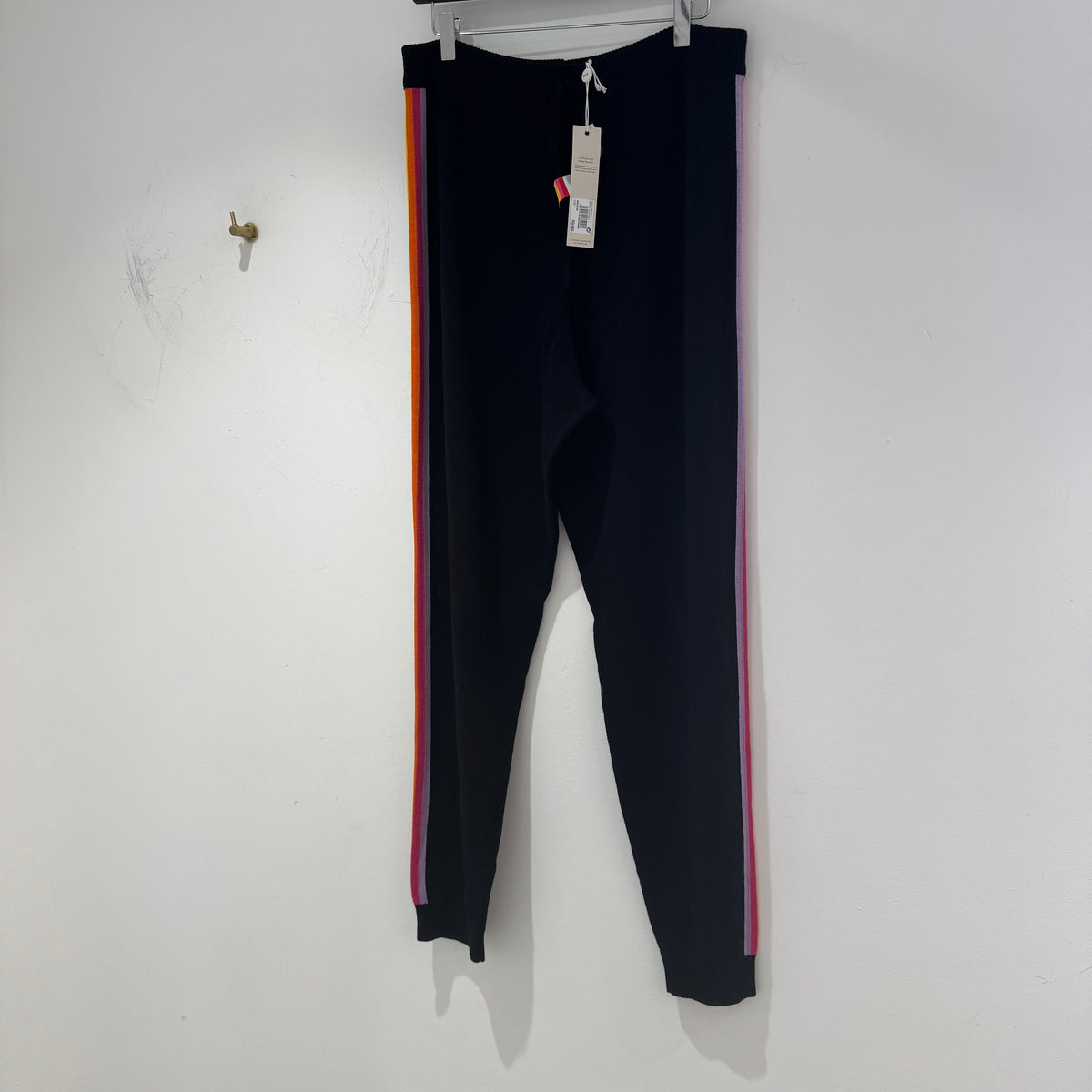 Madeleine Thompson knit jogger Black/Multi Size Medium