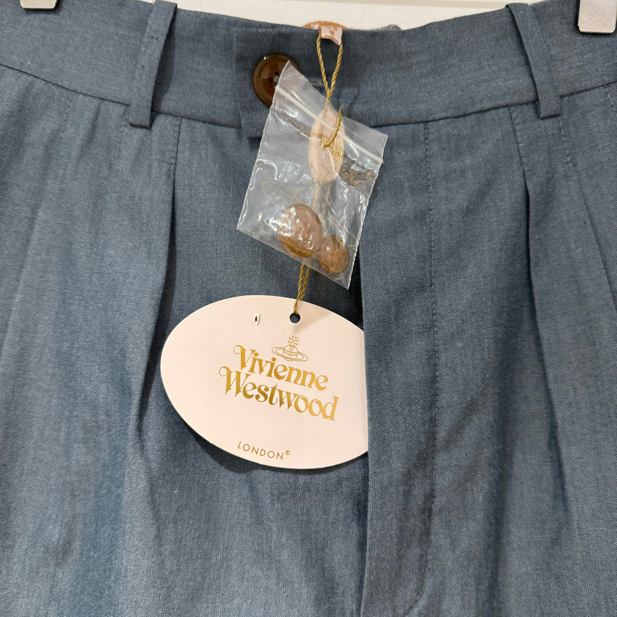 Vivienne Westwood London Marlene shorts Blue Melange Size 12