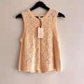 Seasalt Cornwall Organic Cotton Vest Chalk Size UK 12