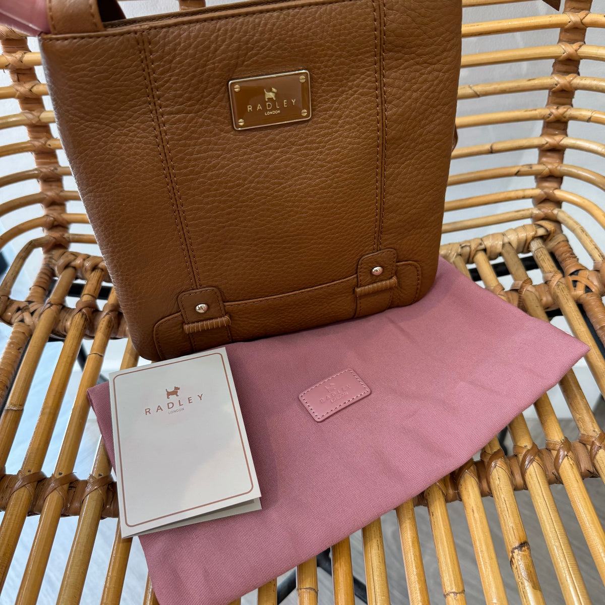 Radley leather crossbody bag Tan O/S