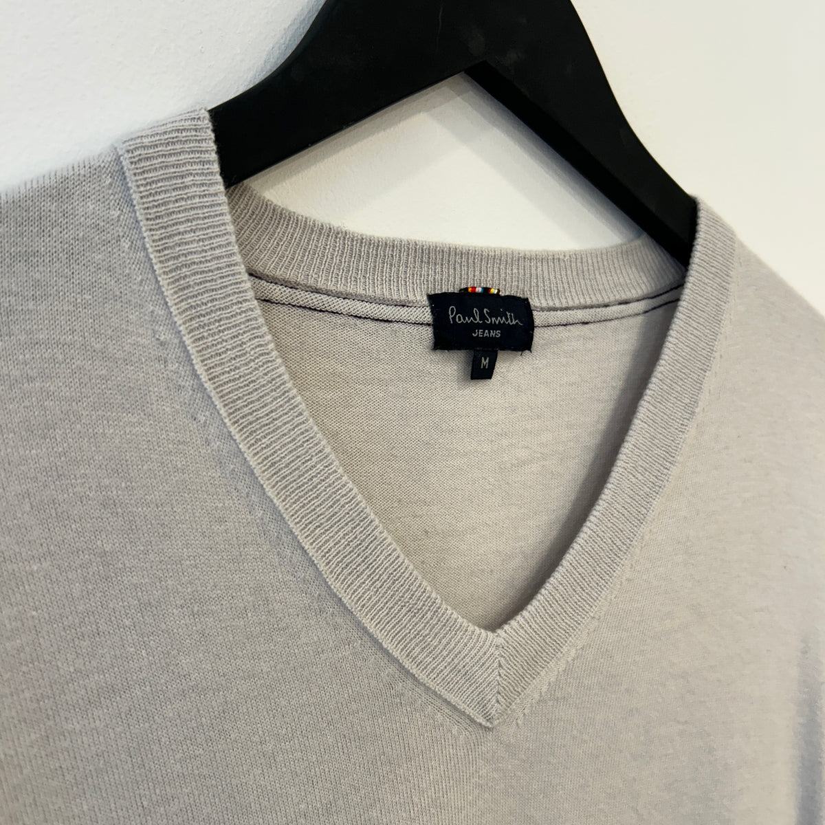 Paul Smith V neck jumper Grey Size Medium