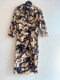Gerry Weber abstract print dress Sand/black Size 16