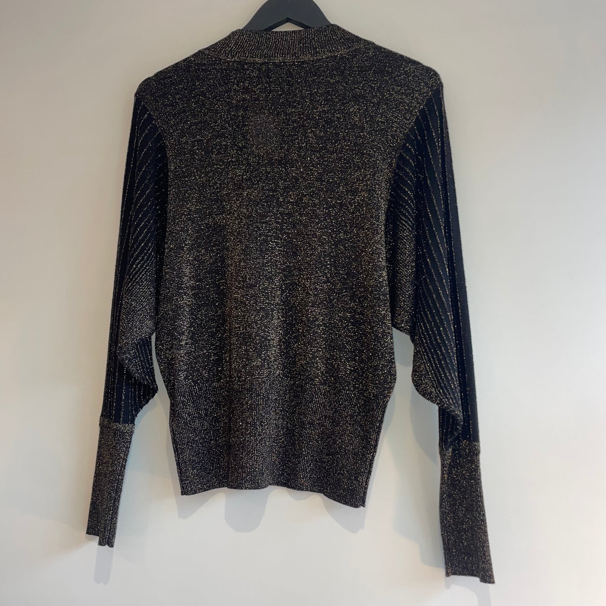 Phase eight lurex knit jumper Black Size M