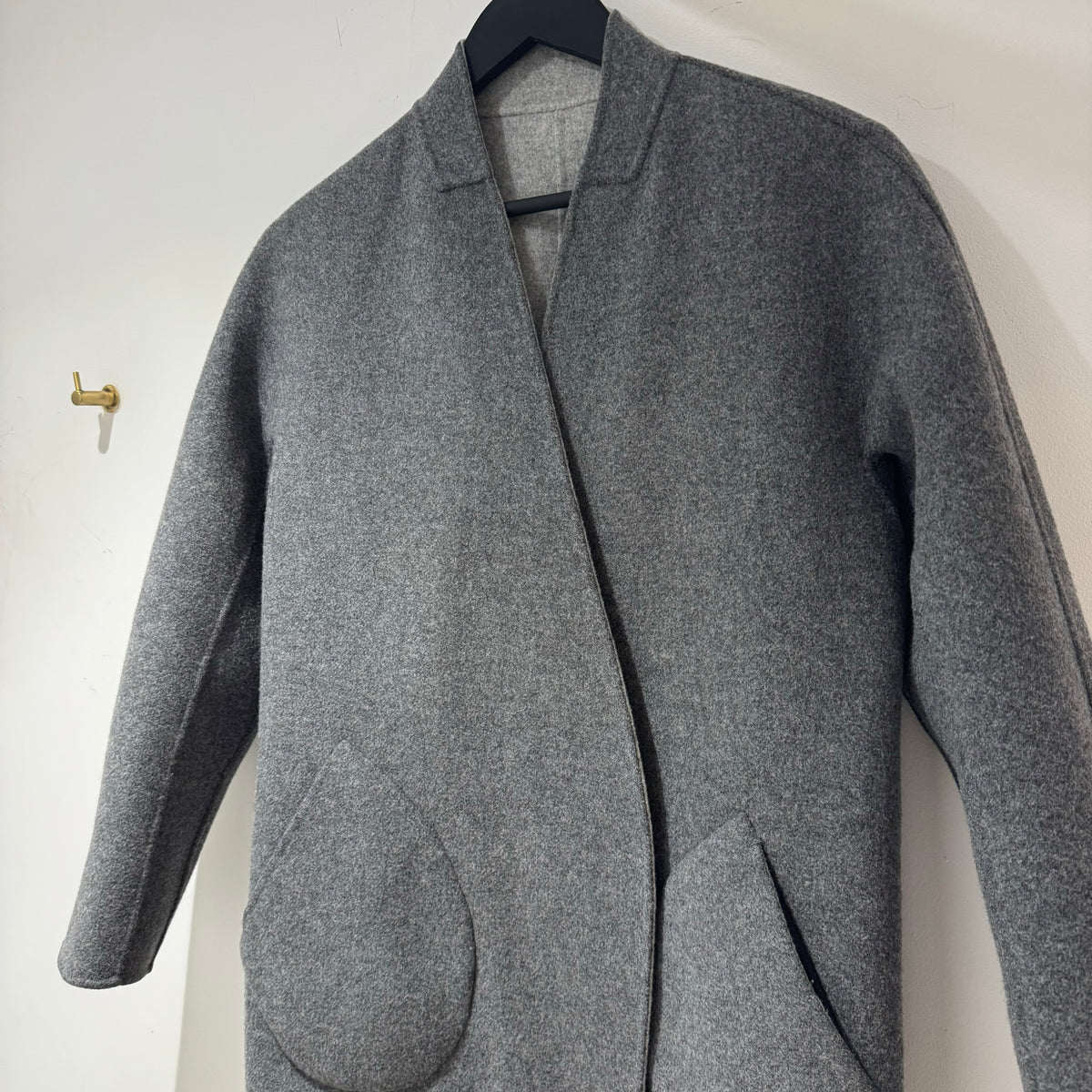 Rag & Bone reversible wool coatigan Grey 0