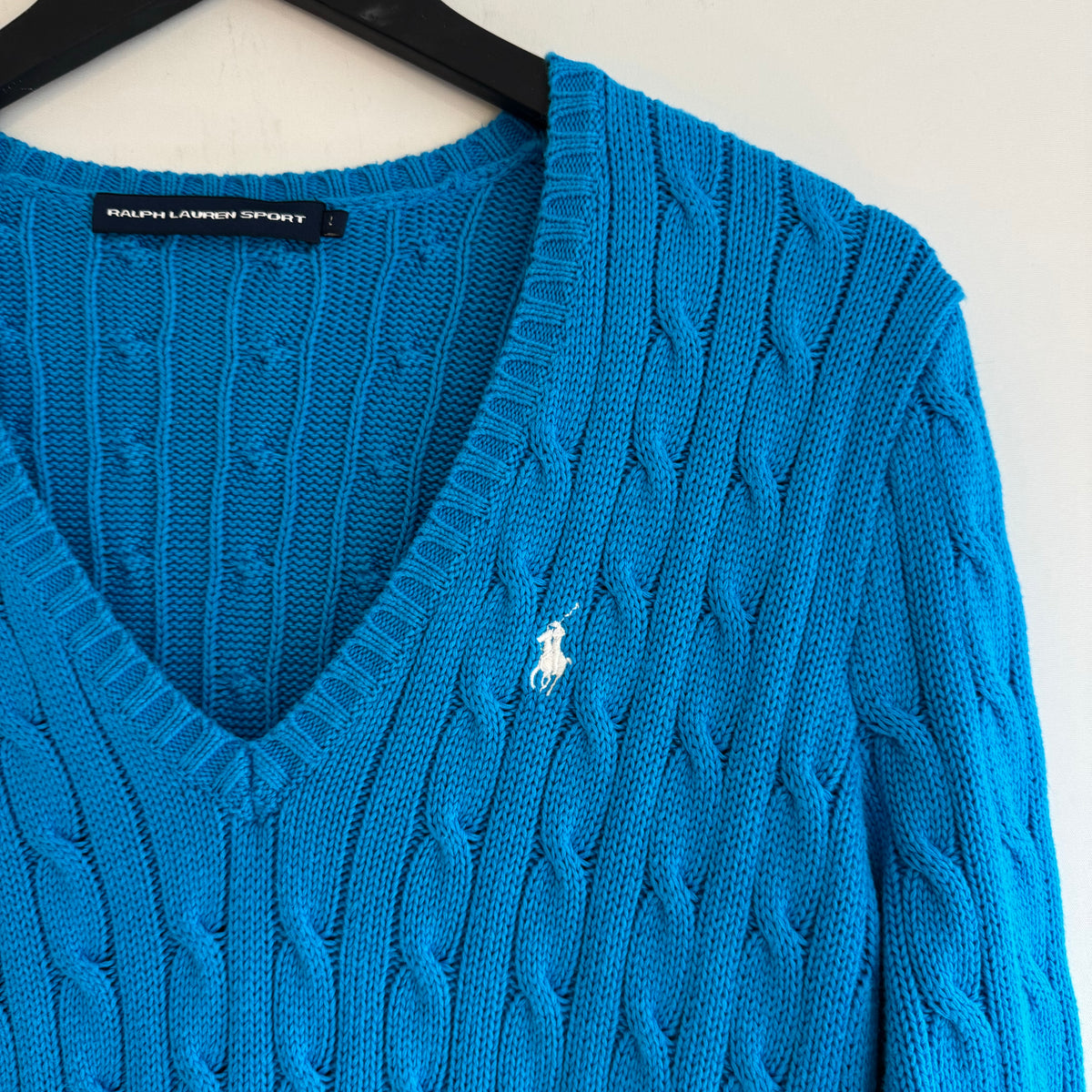 Ralph Lauren Sport cable knit Turquoise Size Large