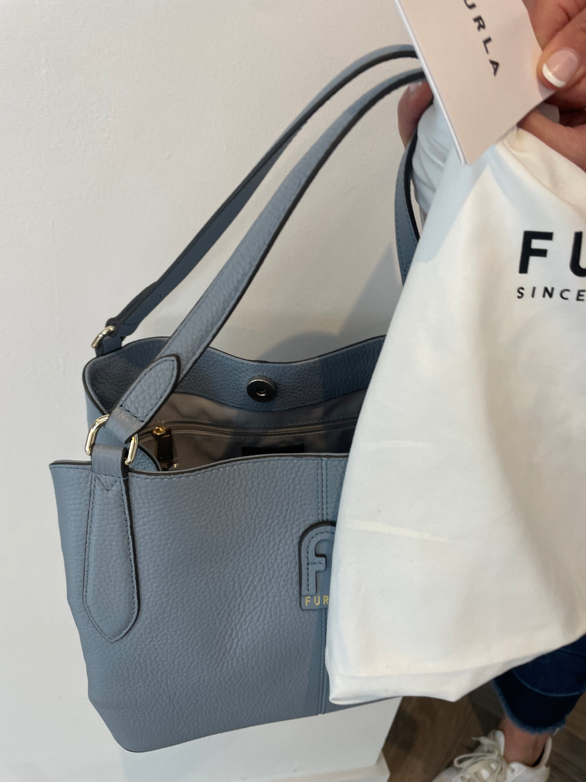 Furla dafne boho grab bag Blue O/S