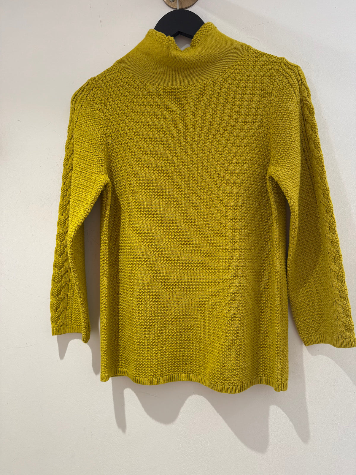 Hobbs Camilla jumper Gold Chartreuse Size Small