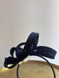 Phase Eight Bow Fascinator Navy One Size