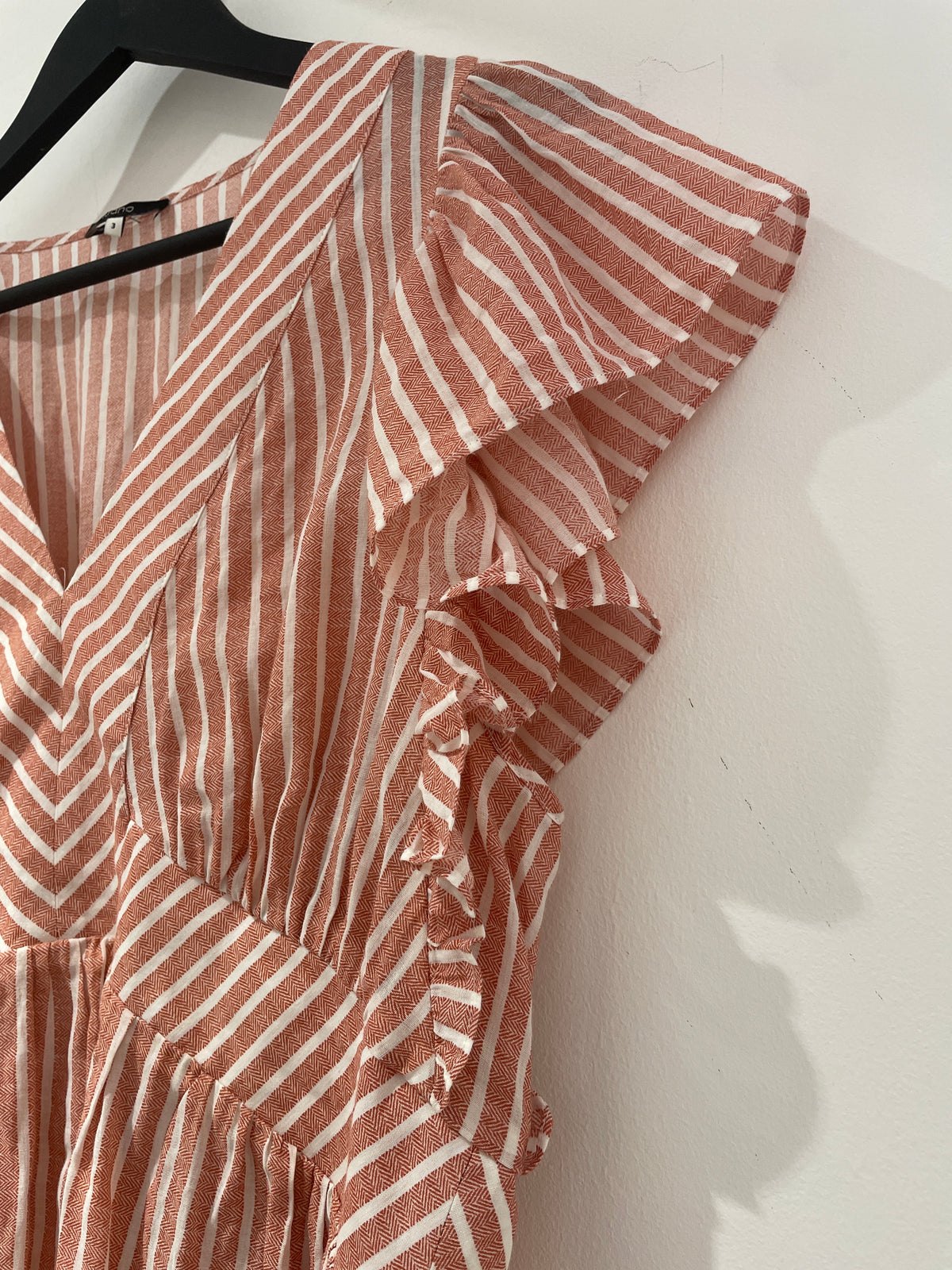 Idano stripe top Orange/White Size Medium