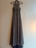 Angel Forever embellished prom dress Charcoal Size 10-12