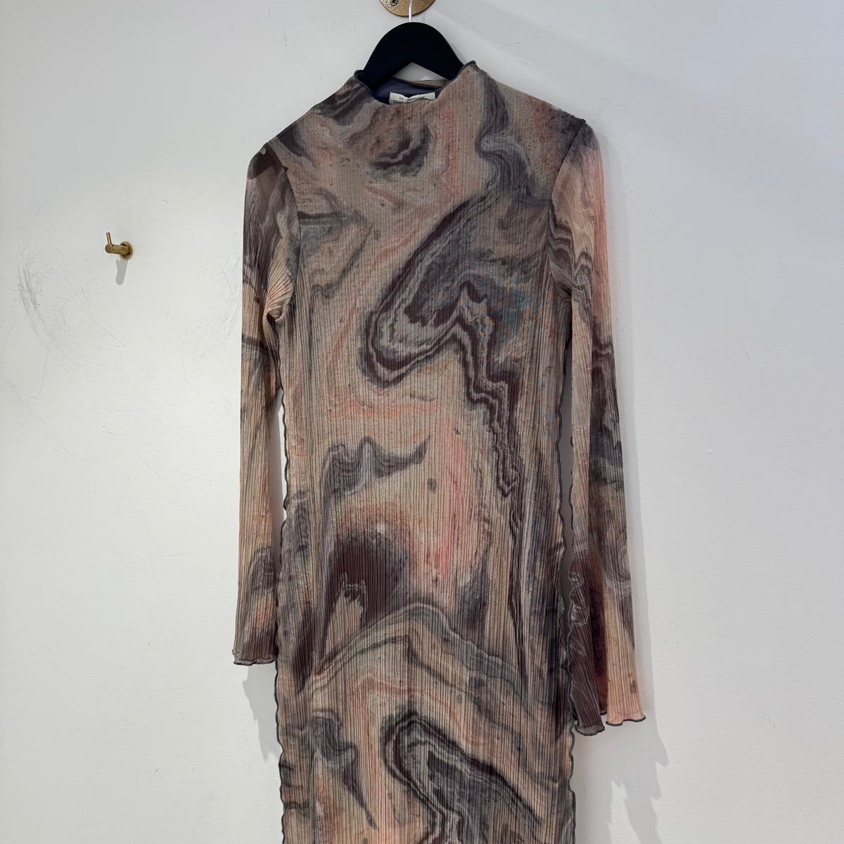 Anthropologie agate print dress dress Stone Size 14