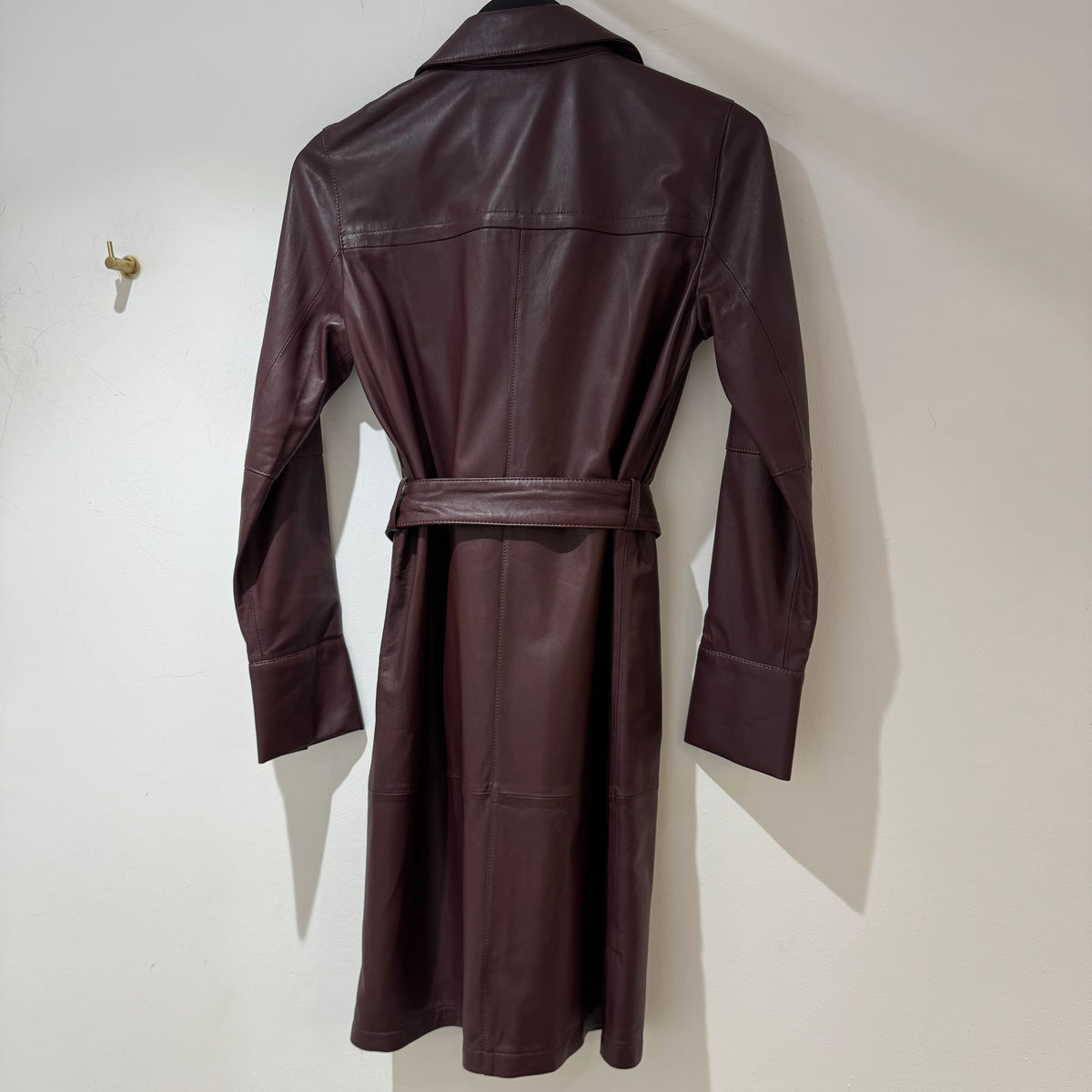 Oakwood Paris leather coat Oxblood size XS