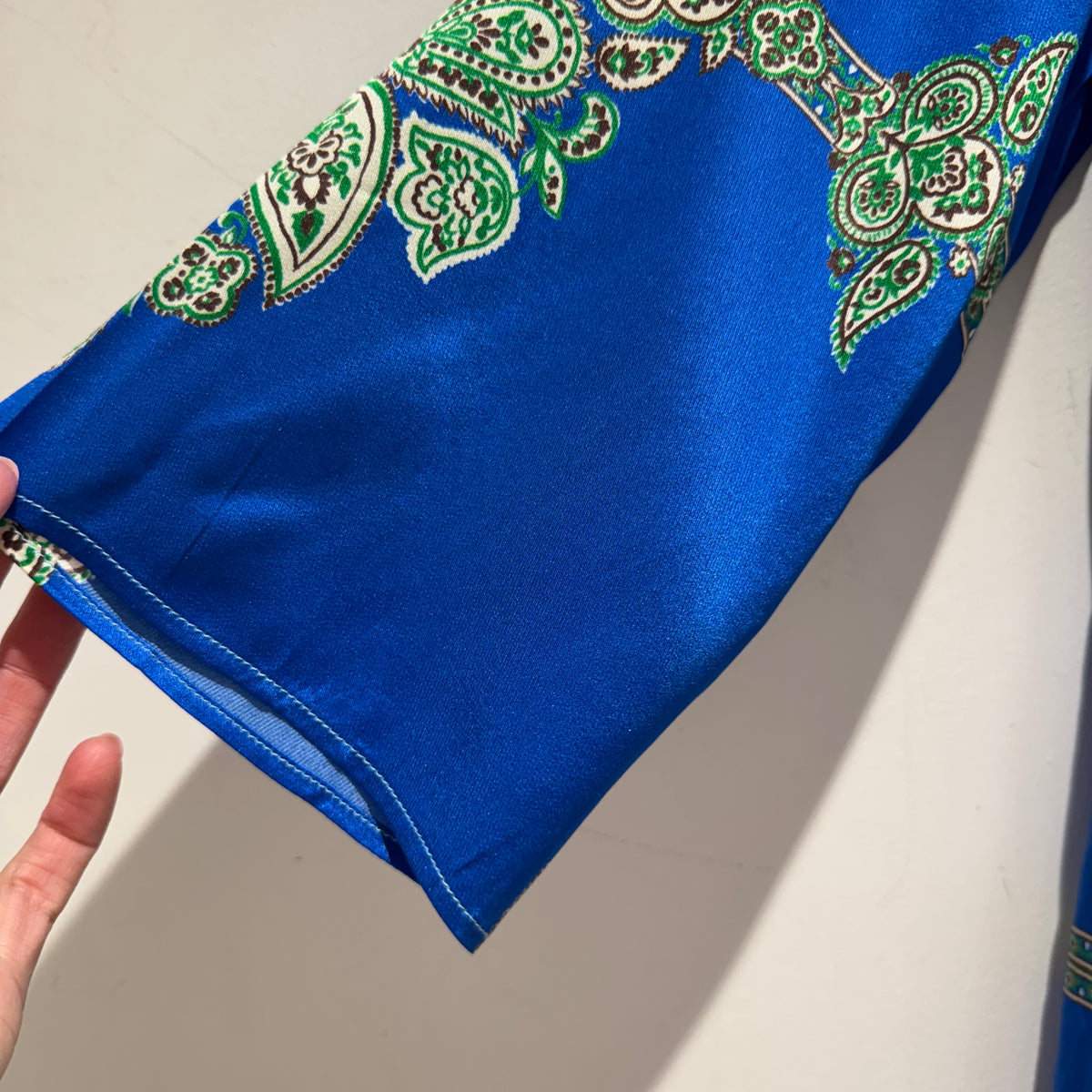 Charlotte Sparre Tunic paisley Bright blues/Green XS