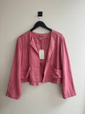 Seasalt country lane linen jacket Rose Size 18