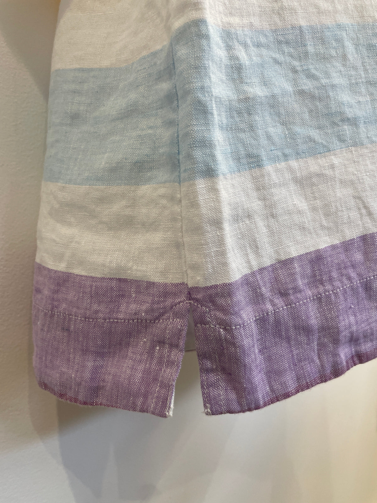 White Stuff stripe linen tunic White/Multi Size 12