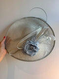 Peter Bettley Silk flower Hatinator Pale Blue O/S