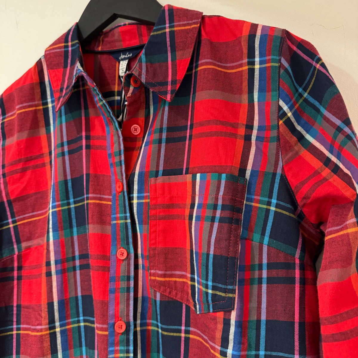 Joules check shirt Red 10