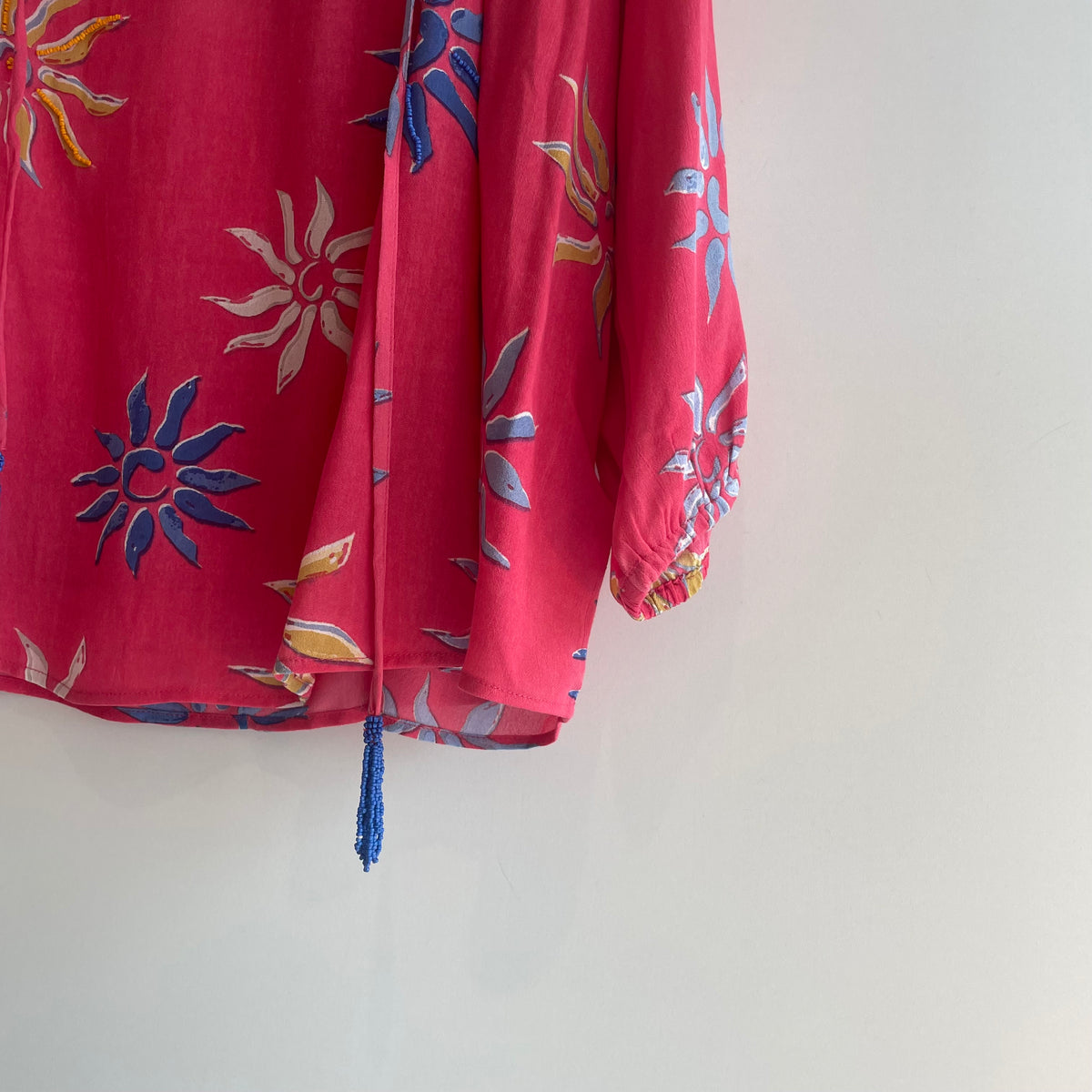 Monsoon Beach top Sun print Hot Pink/Multi Size XL