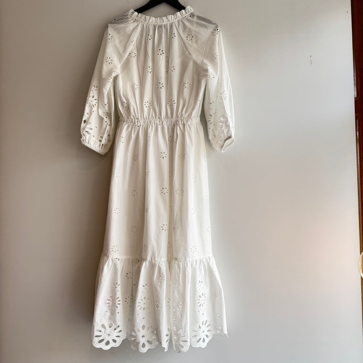 Jaeger Embroidery Anglaise dress White Size 10