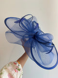 Julian Macdonald Star fascinator Cobalt Blue O/S
