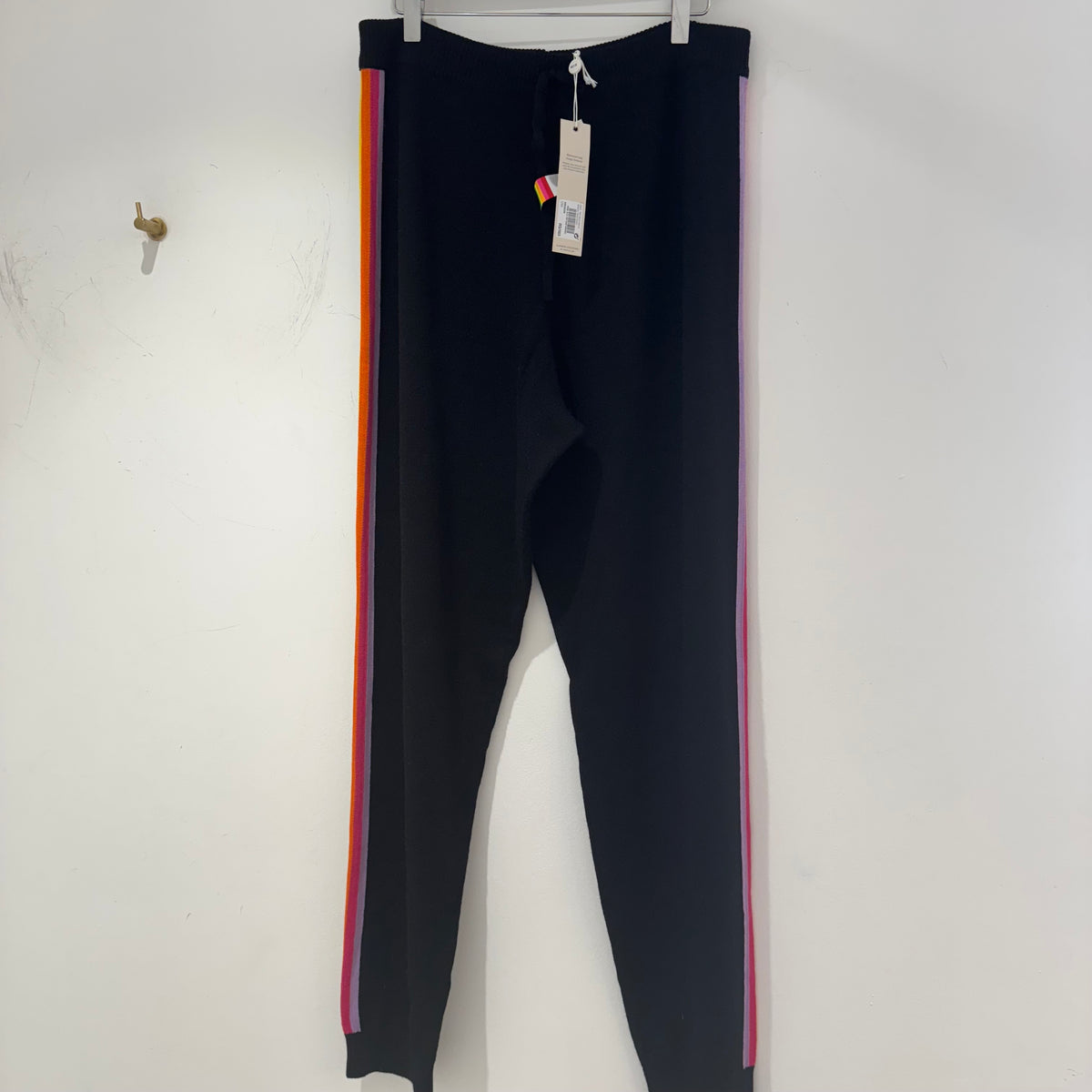 Madeleine Thompson knit jogger Black/Multi Size Medium