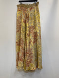 Jiki Monte Carlo Vintage Devore print Cami/Trouser co-ord Lemon/Gold/Burnt Orange