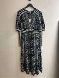 Monsoon Dress Batik Print Maxi Size Large