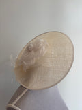 Haywards Of Oldbury double silk flower Hatinator Winter White