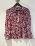 Jigsaw shadow ditsy print blouse Red/Pink Size 12