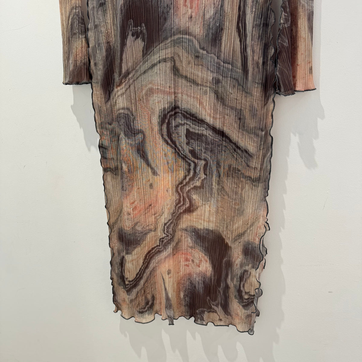 Anthropologie agate print dress dress Stone Size 14