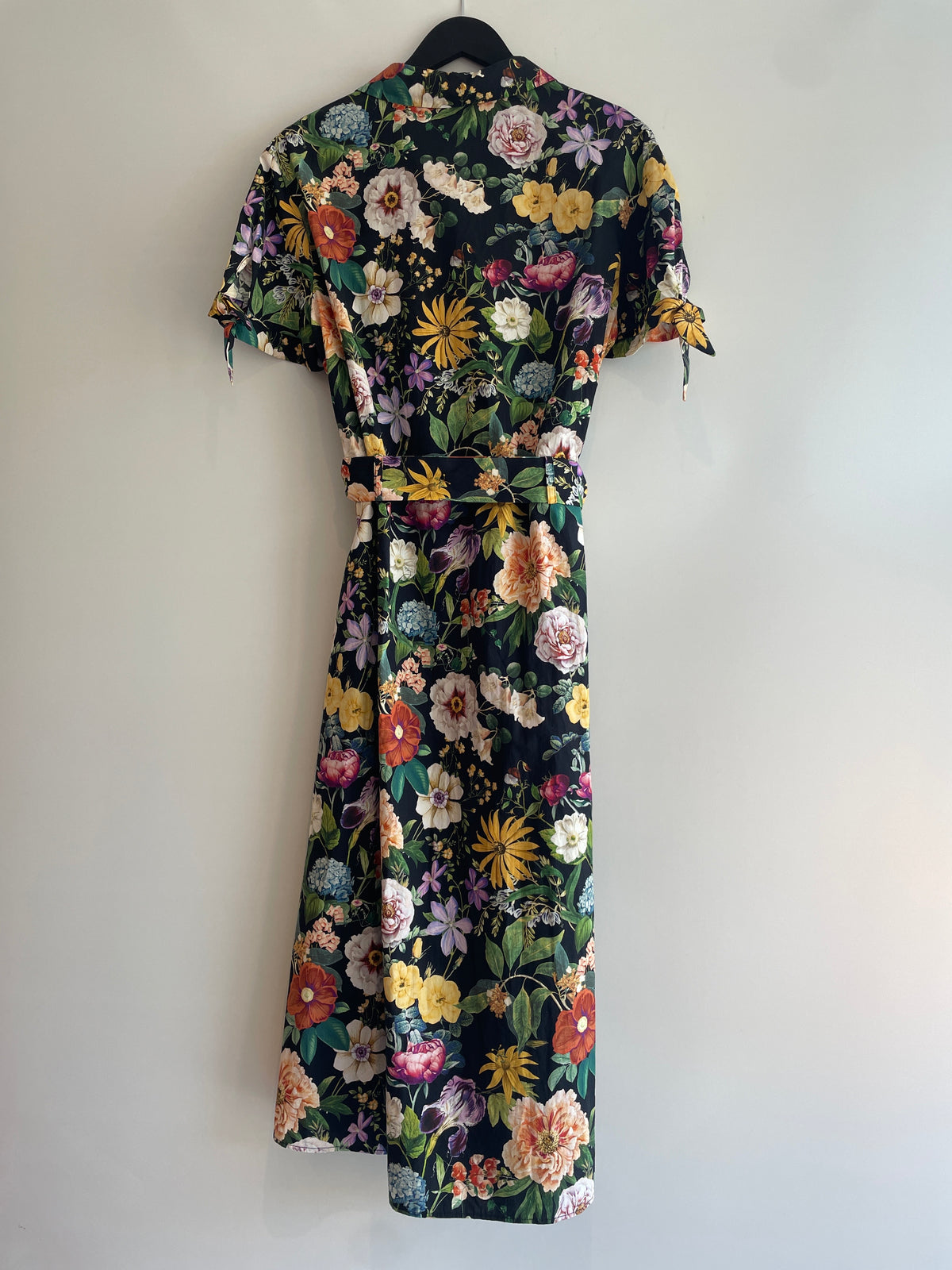 Zara floral print shirtdress Black/Multi Size XL