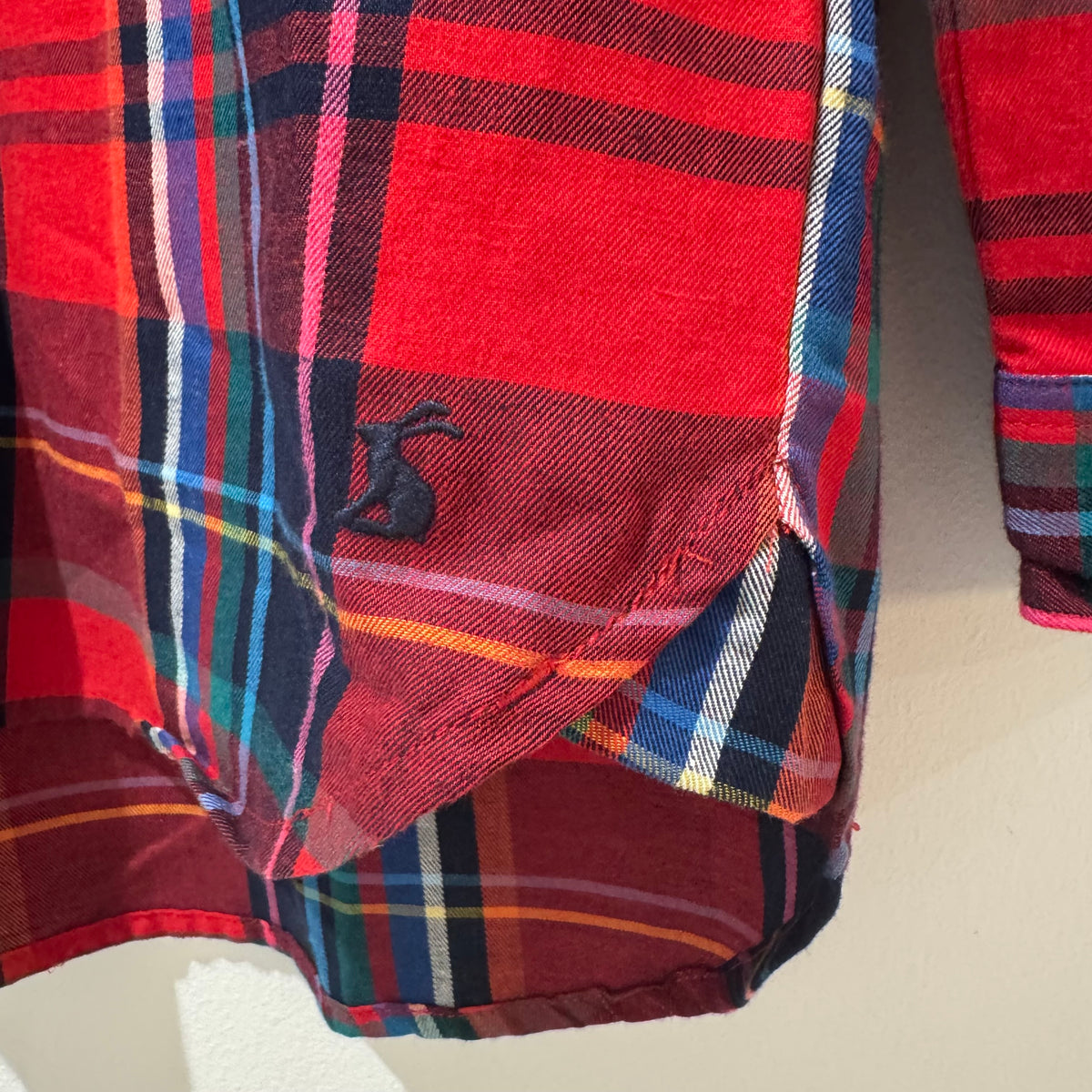 Joules check shirt Red 10