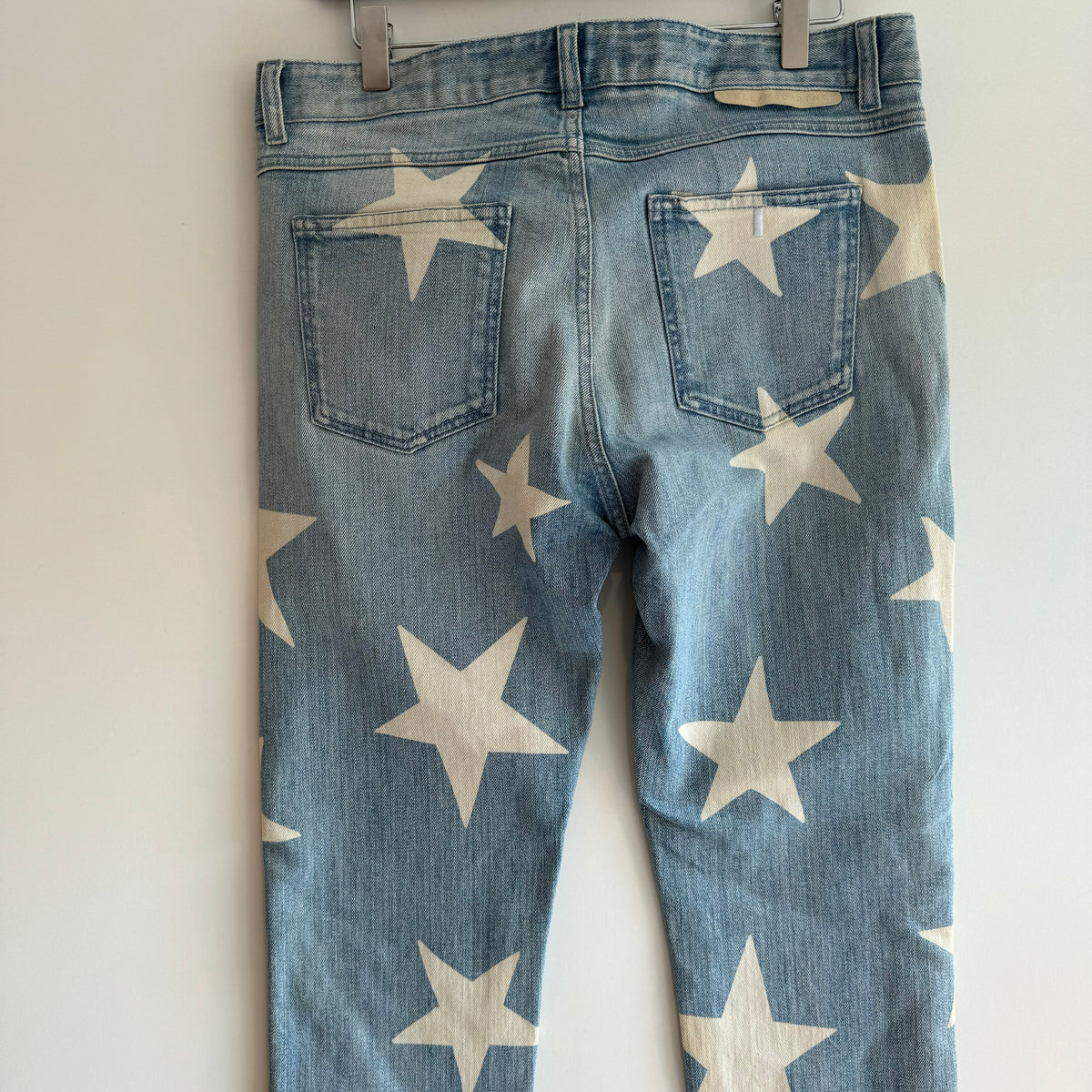 Stella McCartney light wash star jean W27