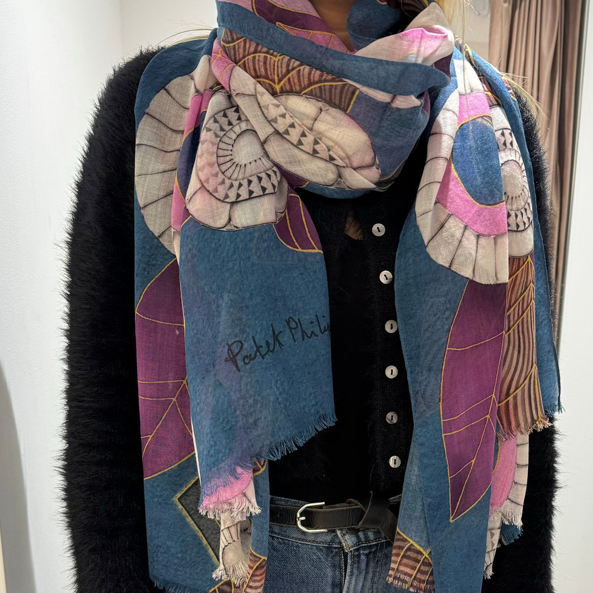 Patek Philippe Cashmere print scarf Multi One Size