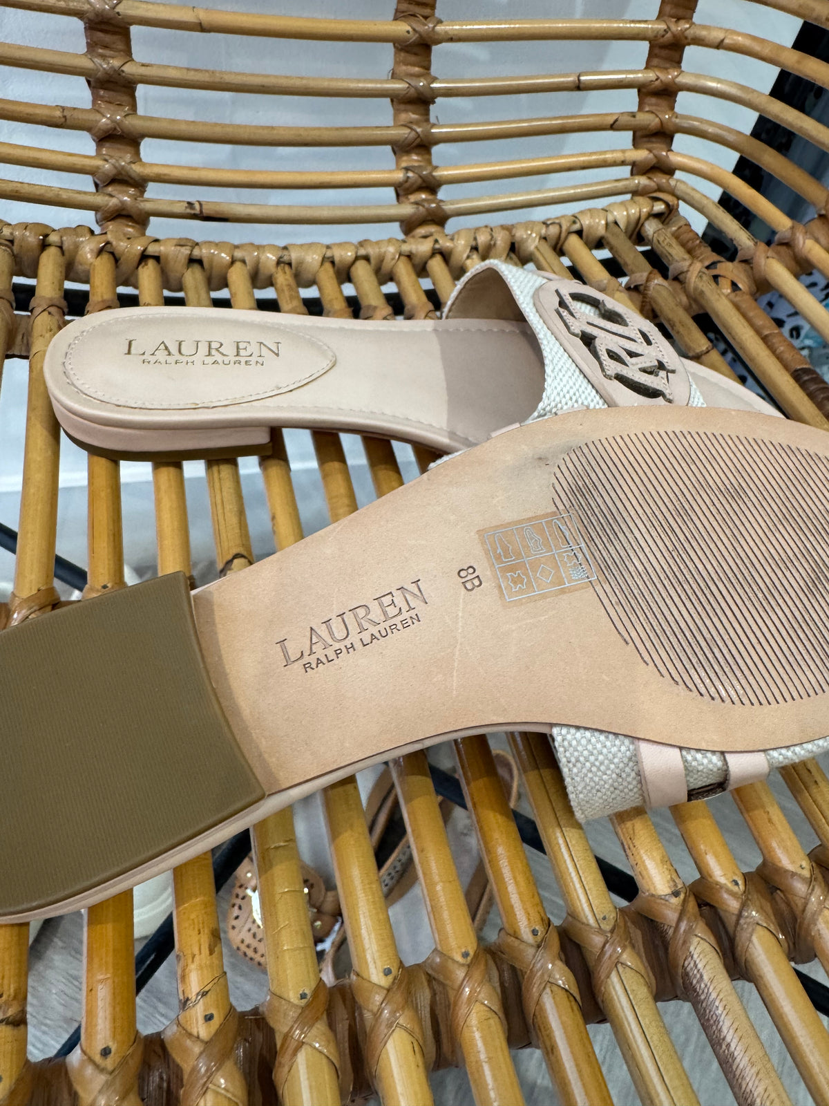 Lauren Ralph Lauren Alegra sandal Natural/Beige UK 6
