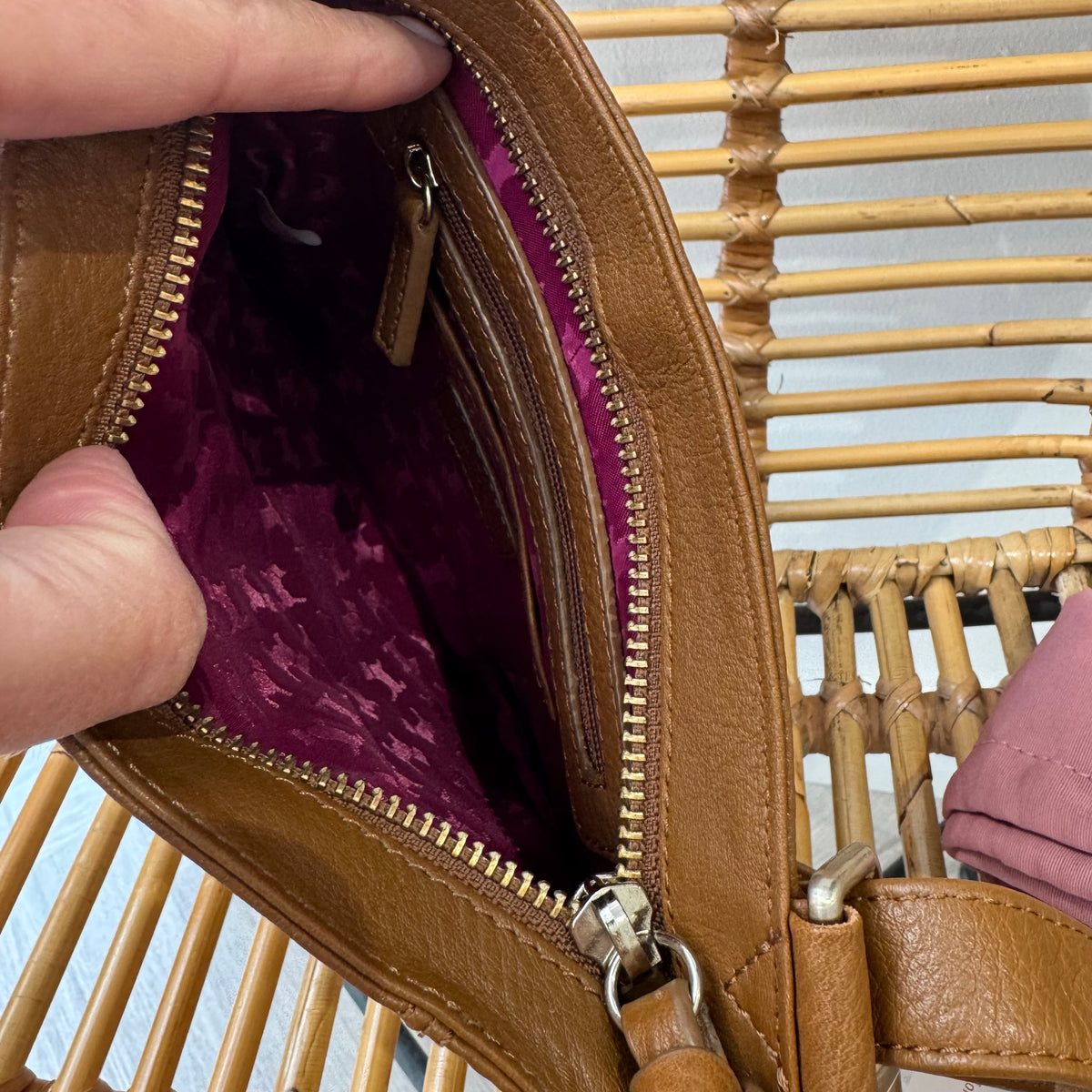 Radley leather crossbody bag Tan O/S