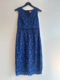 Monsoon lace occasion dress Blue Size 12