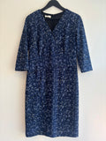 Gerry Weber Occasion Stripe print dress Navy/Blue/White 14