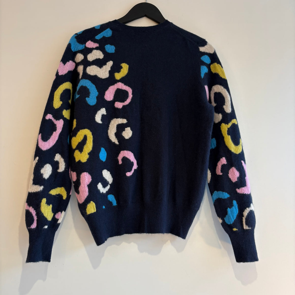 Autograph Pure Cashmere jumper Navy/multi Small