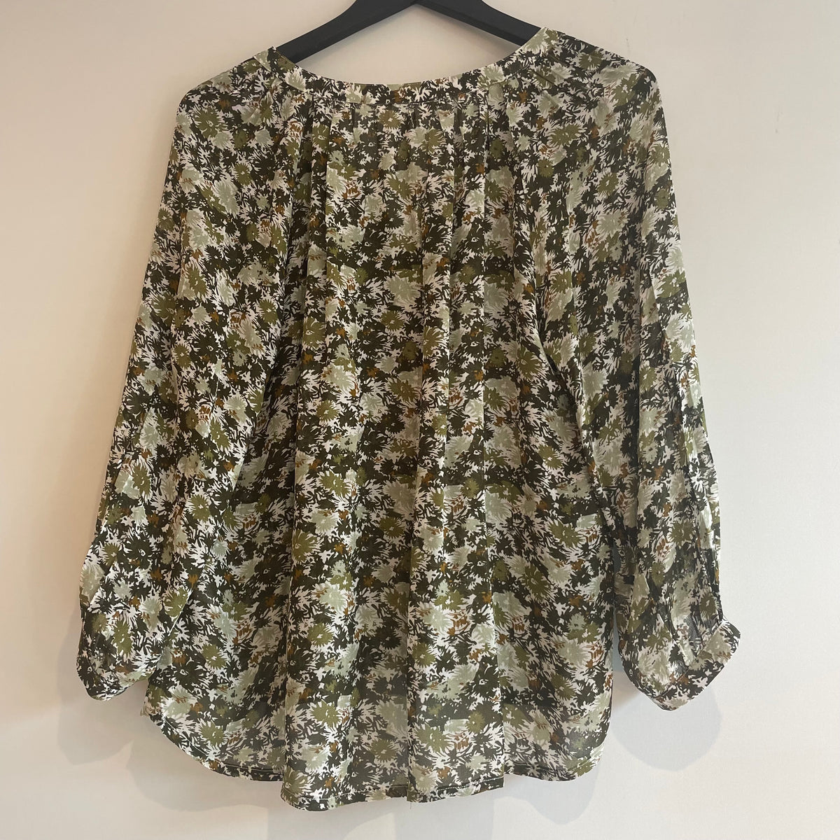 Part Two pattern blouse Greens Size 42