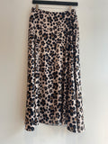 Karen Millen midi skirt Daisy Animal Black/Tan Size 8