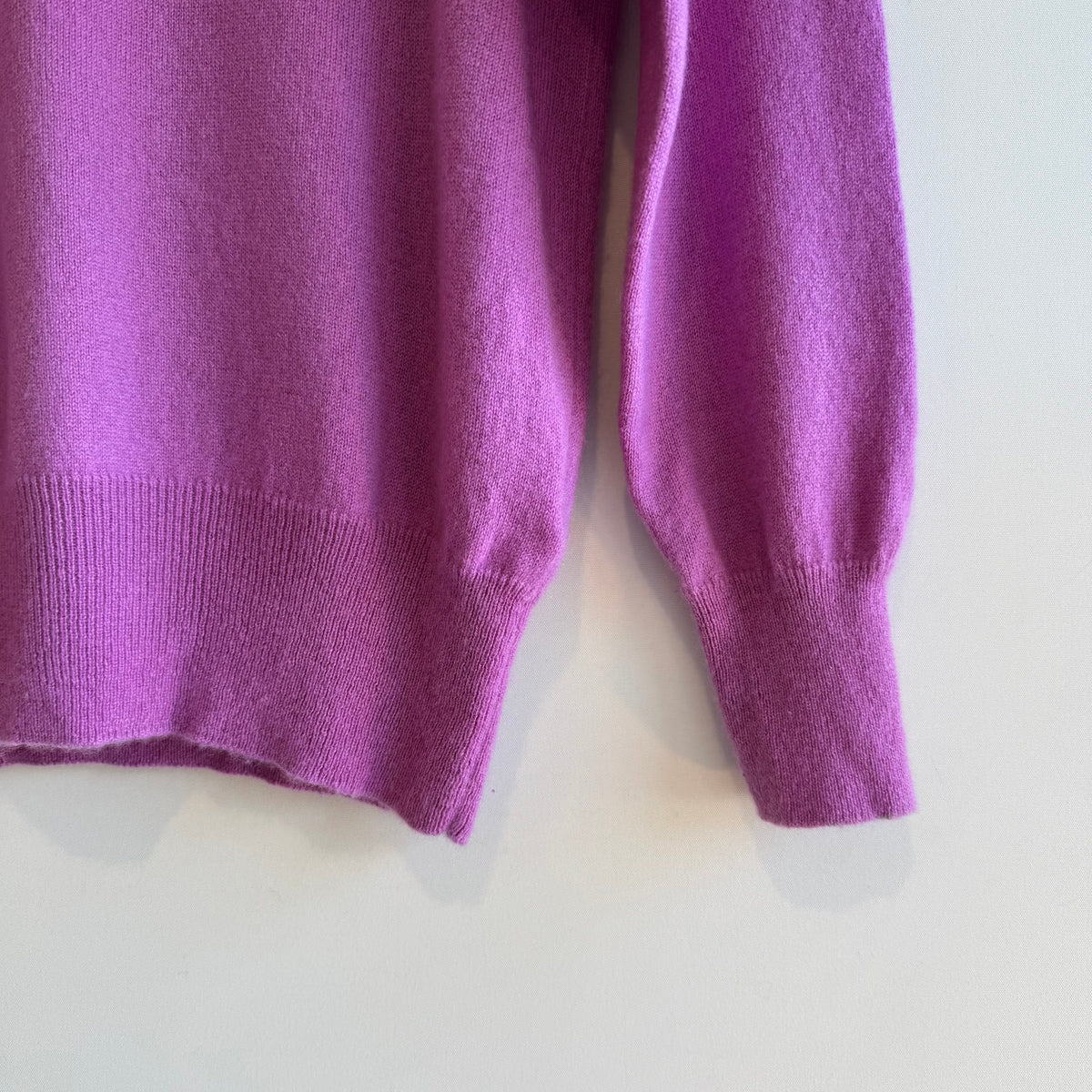M&S Cashmere roll neck Jumper Lilac Size 14