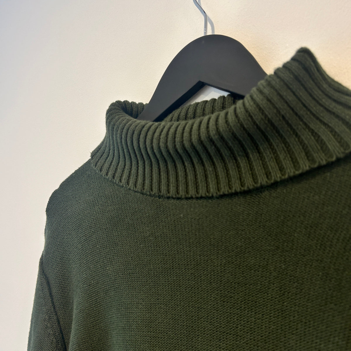 Selected Homme roll neck jumper Dark Green Size Large