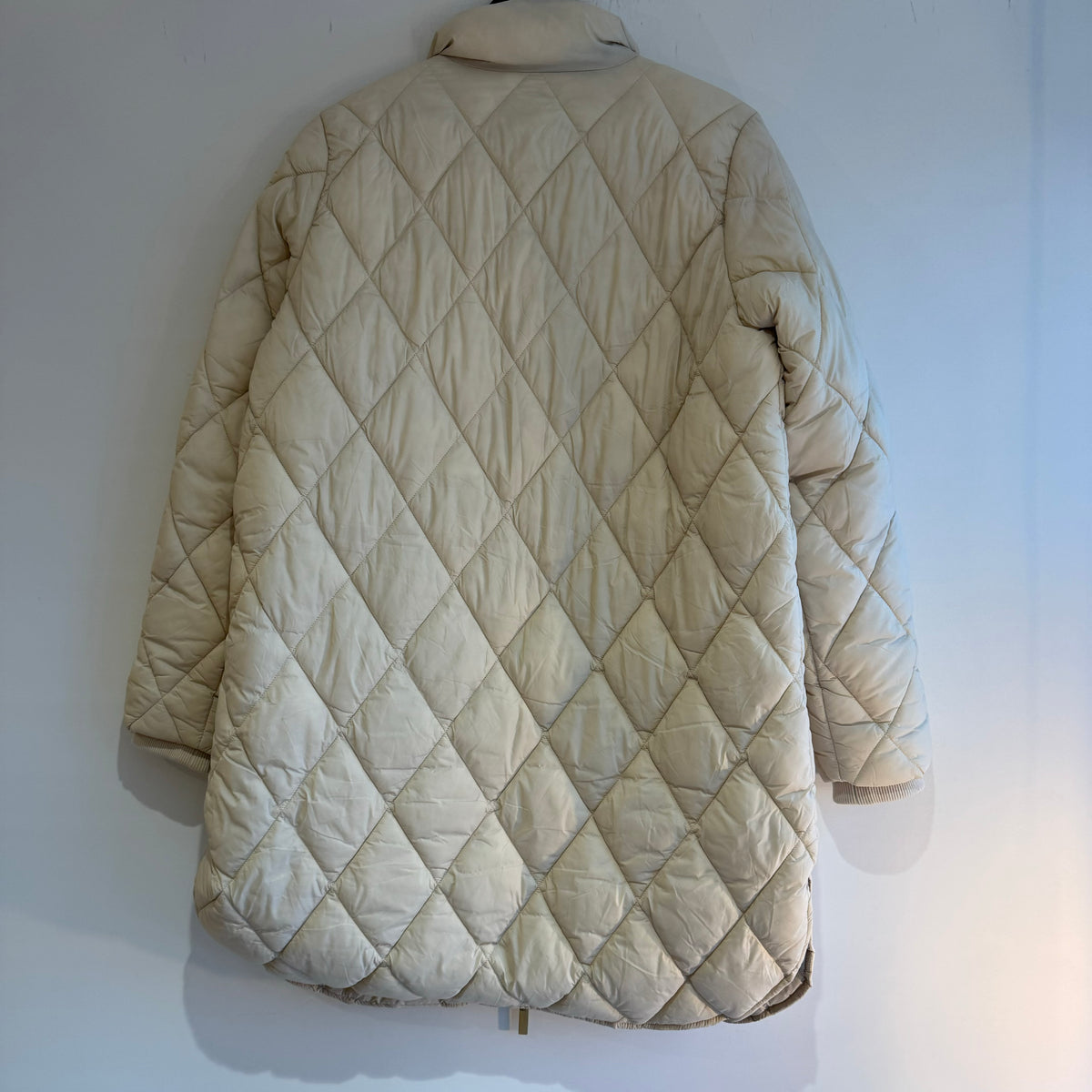 Part Two quilted coat Cream Size 40