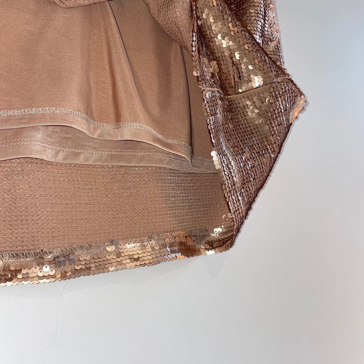 Phase Eight sequin top Rose gold Size 14