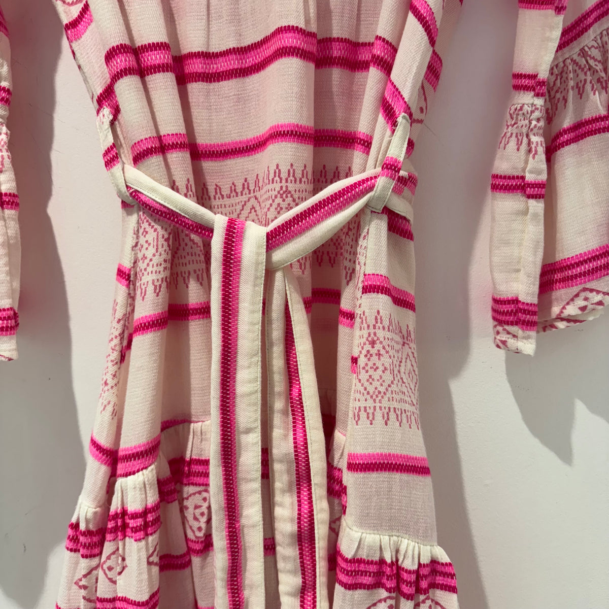 Aspiga Dress Aztec summer dress Neon Pink Size Small