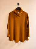 Sahara preloved textured top Tobacco Size Small /Medium