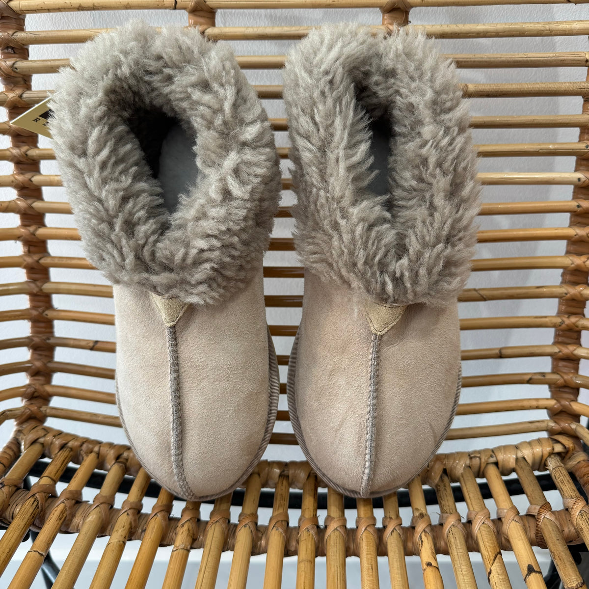 Celtic & Co sheepskin slipper Oatmeal Small