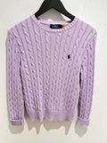Polo Ralph Lauren Cable Jumper Lilac Medium
