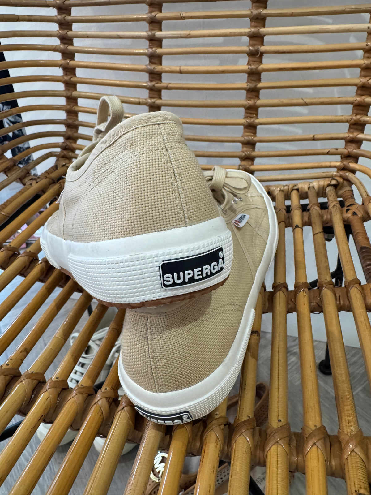 Superga canvas trainer Sand Size 6.5